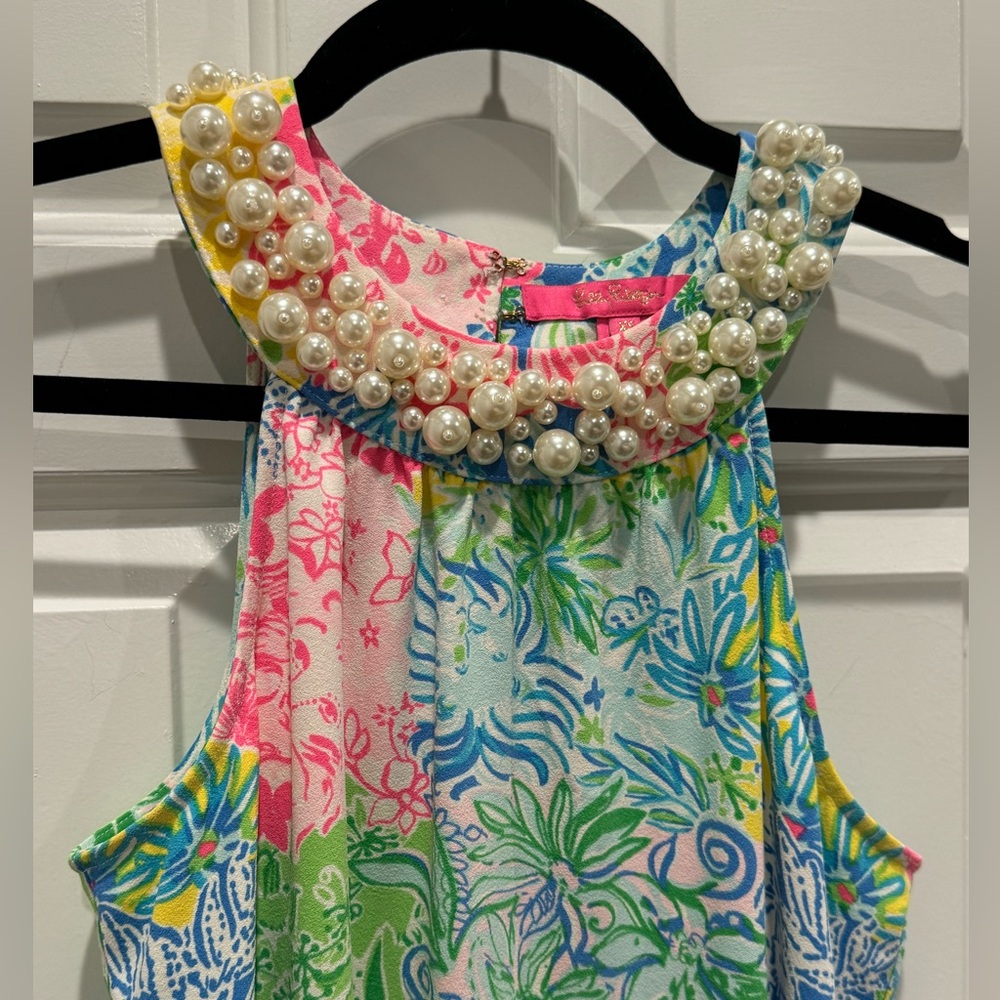 Lilly Pulitzer Shawn Maxi Dress "Cheek to Cheek" print limited edition xs resort - Picture 6 of 8